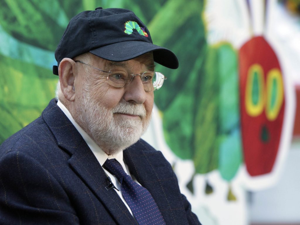 Eric Carle and his most famous creation, during a 2009 appearance on the Today show. Eric Carle and his most famous creation, during a 2009 appearance on the Today show. (Richard Drew/AP Photo)