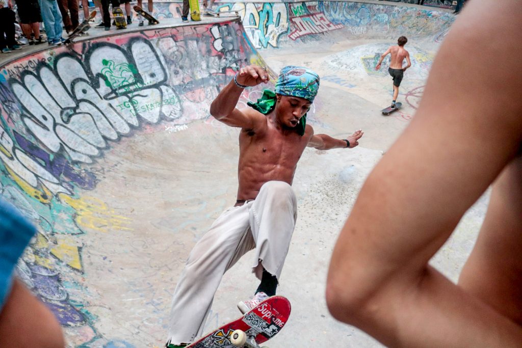 fdrskatepark-julyfourth2018-creditkaitmoore05 The FDR skatepark is maintained entirely by those who use it . (Kait Moore for Billy Penn)