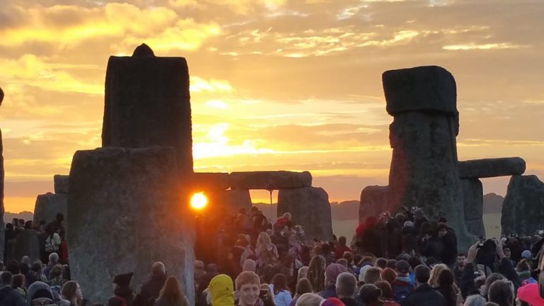 Even today, visitors flock to see the solstice at Stonehenge. (Stonehenge Stone Circle)