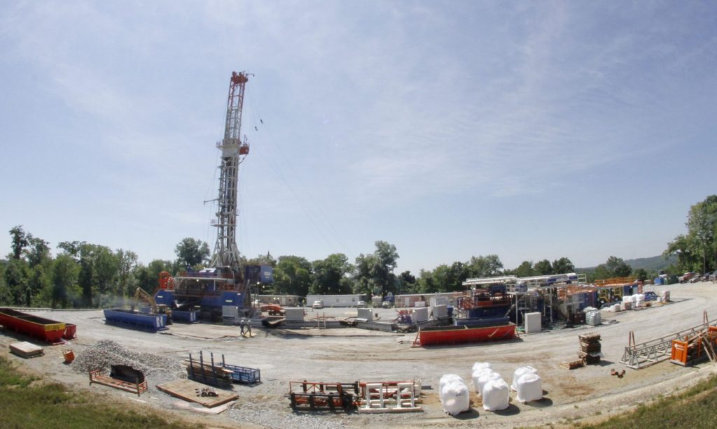 range-resources-washington-pa-e1561671141818-1920×1028 In this July 27, 2011 photo, the sun shines over a Range Resources well site in Washington, Pa. In 2018, Range paid the highest impact fee of any driller in Pennsylvania. (Keith Srakocic / Associated Press)