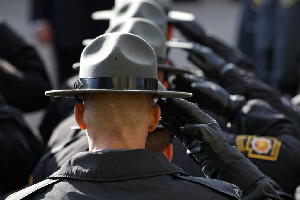 state_police_salute1-1920×1280 State Police salute in Johnstown. (Gene J. Puskar/AP Photo)