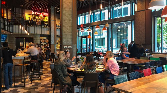 We held Philly Quizzo at the Common in University City , a pretty sweet-looking space (Danya Henninger/Billy Penn)