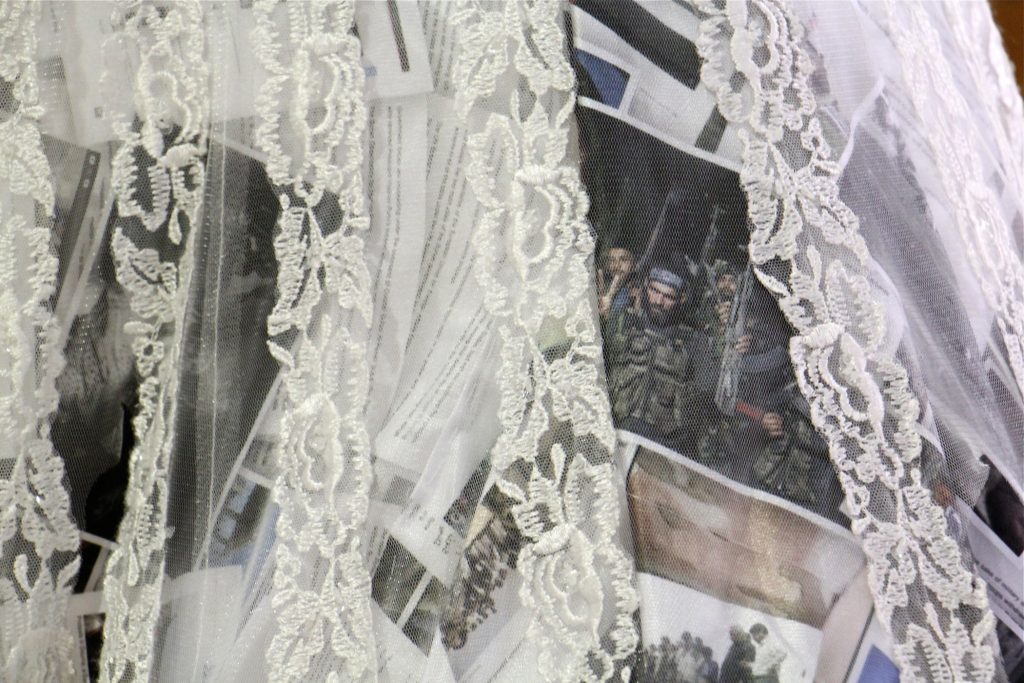 2019 07 02-e lee-philadelphia city hall-sanctuary art exhibit Beneath the sheer fabric of Asmaa Diab's