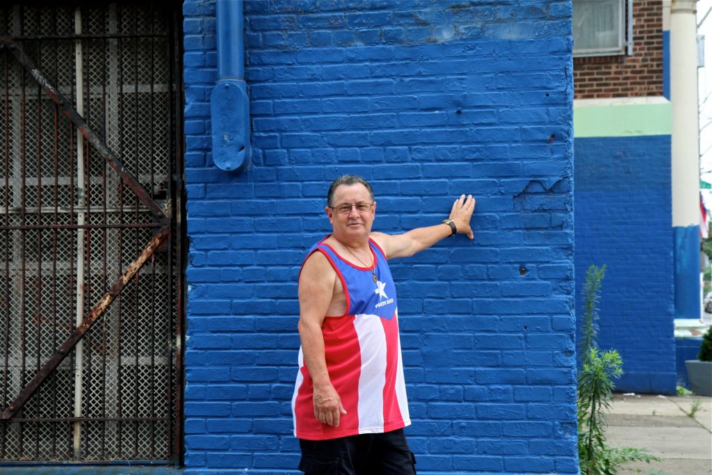 2019 07 17-x conde-jose rolon-north philadelphia-reax to puerto rica protests Jose Rolon of North Philadelphia grew up in Puerto Rico. Though he's been living in the U.S. for more than 40 years, he's keeping an eye on protests on the island. (Ximena Conde/WHYY)