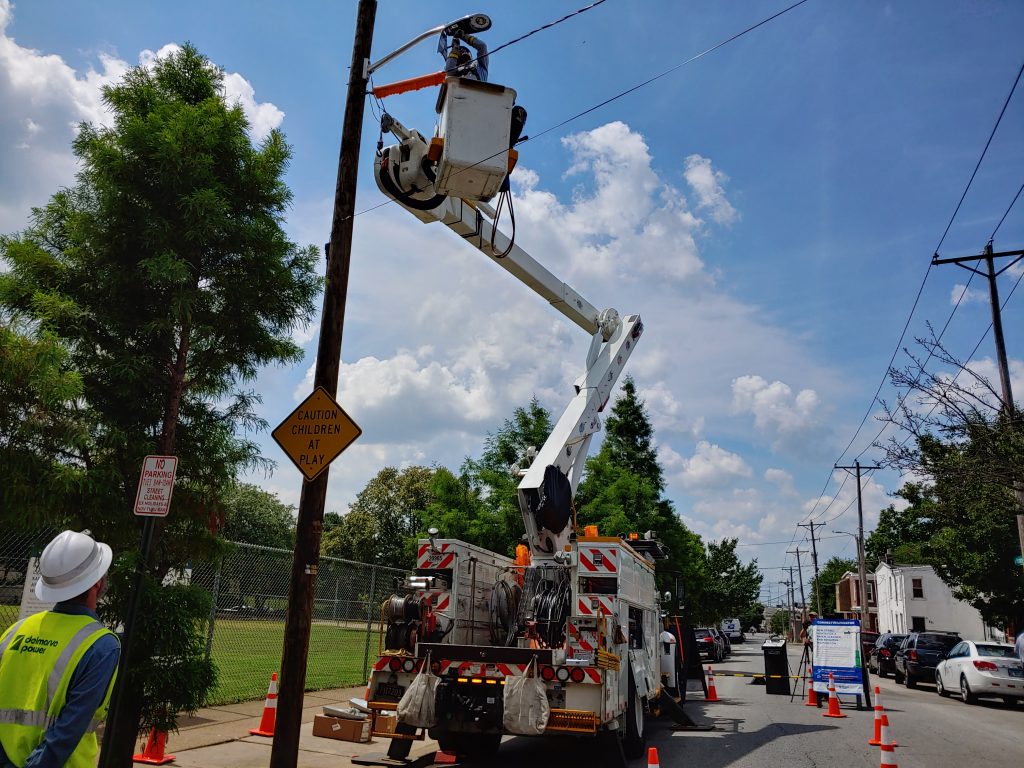 20190710_114540_HDR Wilmington officials say the new LED lighting will make the streets safer, and cut energy consumption by 40% to 50%. (Zöe Read/WHYY)