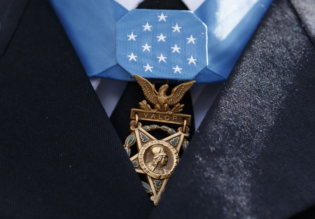 David Bellavia The Medal of Honor. (Carolyn Kaster/AP Photo)