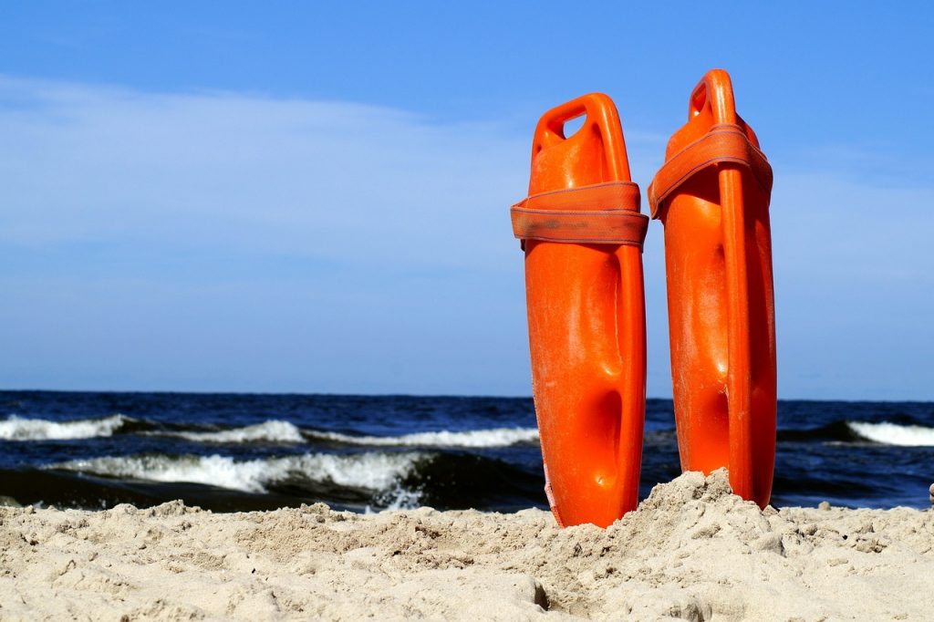 Security Lifeguard On Duty Help Rescue Guard Lifeguard rescue torpedoes. (Public domain image)
