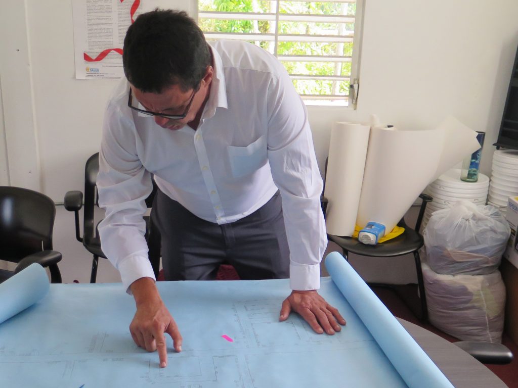 Francisco Valentin, a store owner in Mameyes, helped parts of his town convert to solar energy after Hurricane Maria. Francisco Valentin, a store owner in Mameyes, helped parts of his town convert to solar energy after Hurricane Maria. (Greg Allen/NPR)