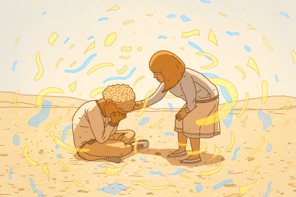 The science of kindness. (Laurent Hyrbyk for NPR)