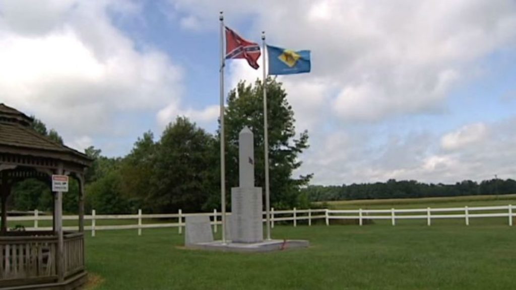 monument-1-169-768×432 A Confederate monument has cost the Georgetown Historical Society its taxpayer-funded grant. (WHYY, file)