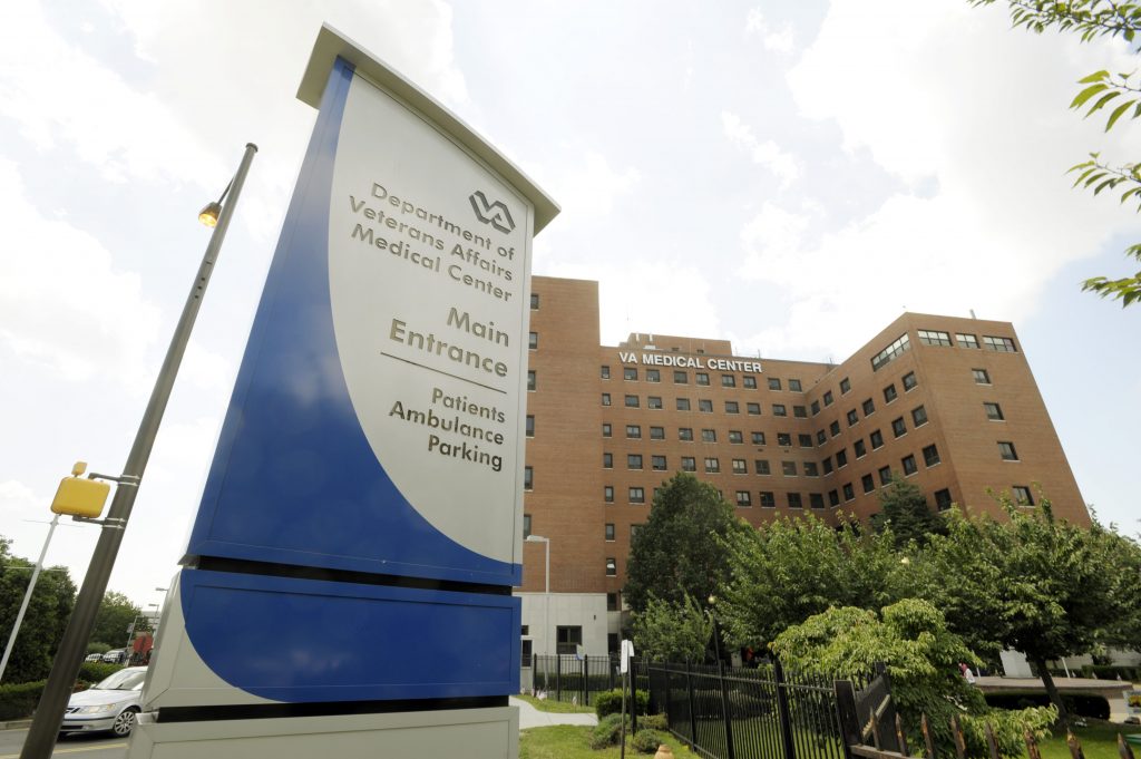 VA Hospital Error FILE - This file photo from June 29, 2009 shows the Philadelphia Veterans Hospital (Bradley C Bower/AP Photo, File)