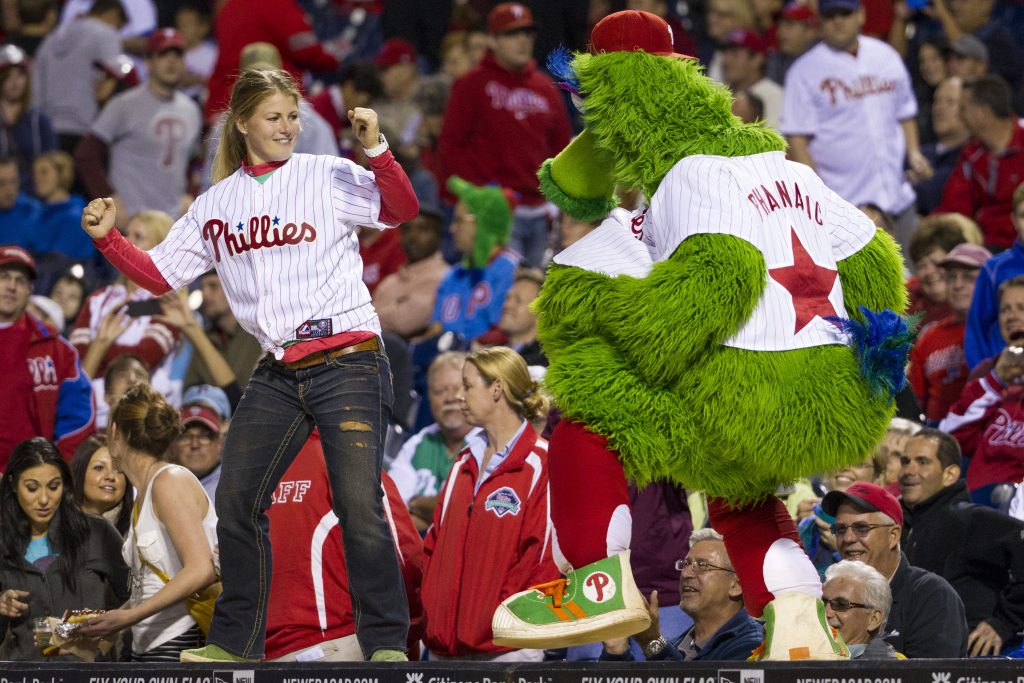 Phillies-Phanatic Lawsuit The Philadelphia Phillies have sued the New York company that created the Phanatic mascot to prevent the green fuzzy fan favorite from becoming a free agent. (Chris Szagola/AP Photo)