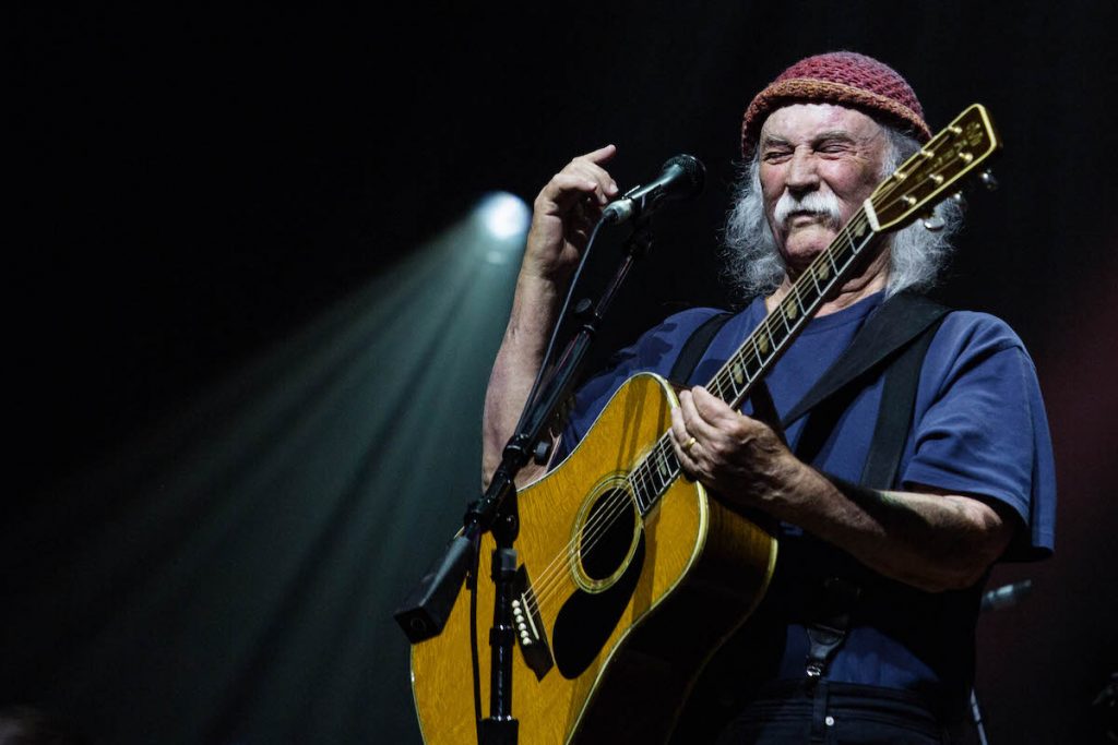 David Crosby photo 2019 Image courtesy of Philadelphia Folk Festival