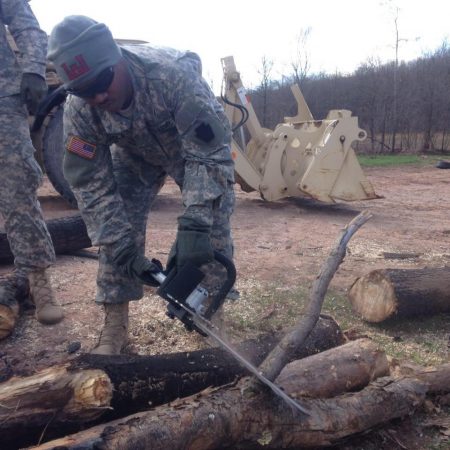 Jesse Oyola chafed at KIPP's strict discipline, but enjoyed his time in the military. (Photo provided by Jesse Oyola)