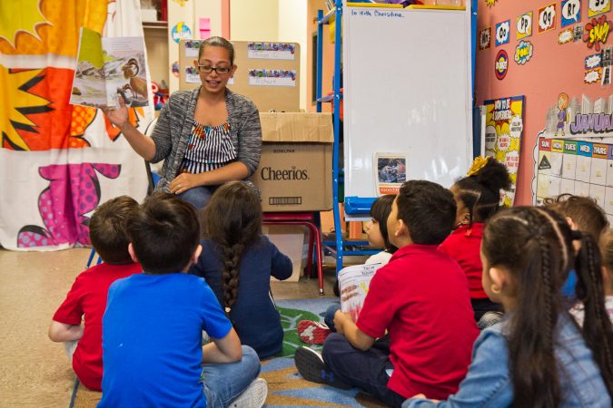 Now a preschool teacher, Zuleika Roman says her relationship with middle-school teacher Susan Larson helped push her back to college. 
