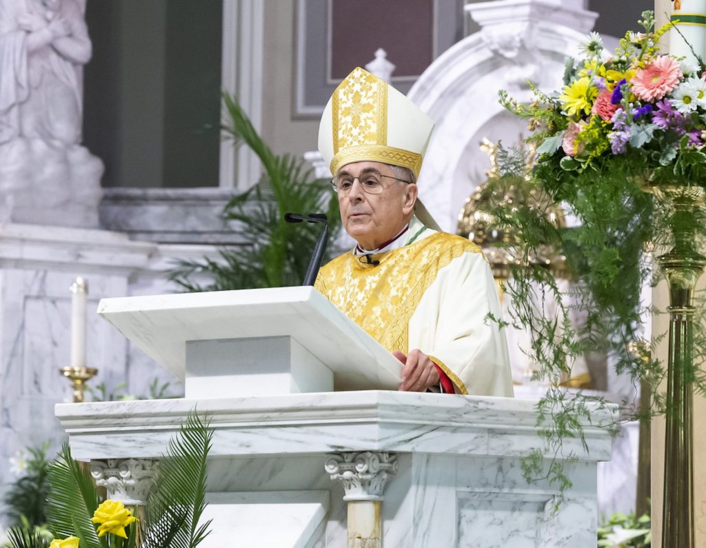 Ronald-Gainer-Harrisburg-Diocese-1920×1490 Bishop Ronald Gainer celebrates Easter mass at the Cathedral Parish of St. Patrick in Harrisburg on Sunday, April 21, 2019. (Vicki Vellios Briner/Special to PennLive)