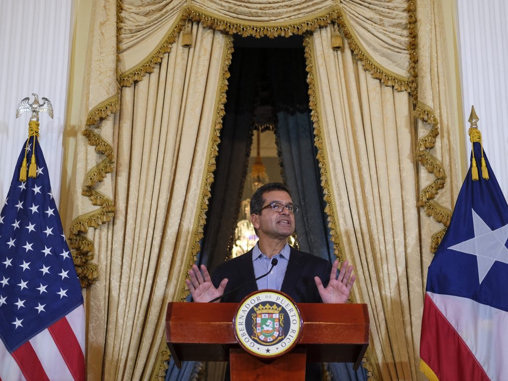 Pedro Pierluisi, sworn in as Puerto Rico’s governor last week, has been ordered by the island’s Supreme Court to resign as governor, following his swearing in last Friday. Pedro Pierluisi, sworn in as Puerto Rico's governor last week, has been ordered by the island's Supreme Court to resign as governor, following his swearing in last Friday. (Dennis M. Rivera Pichardo/AP Photo)