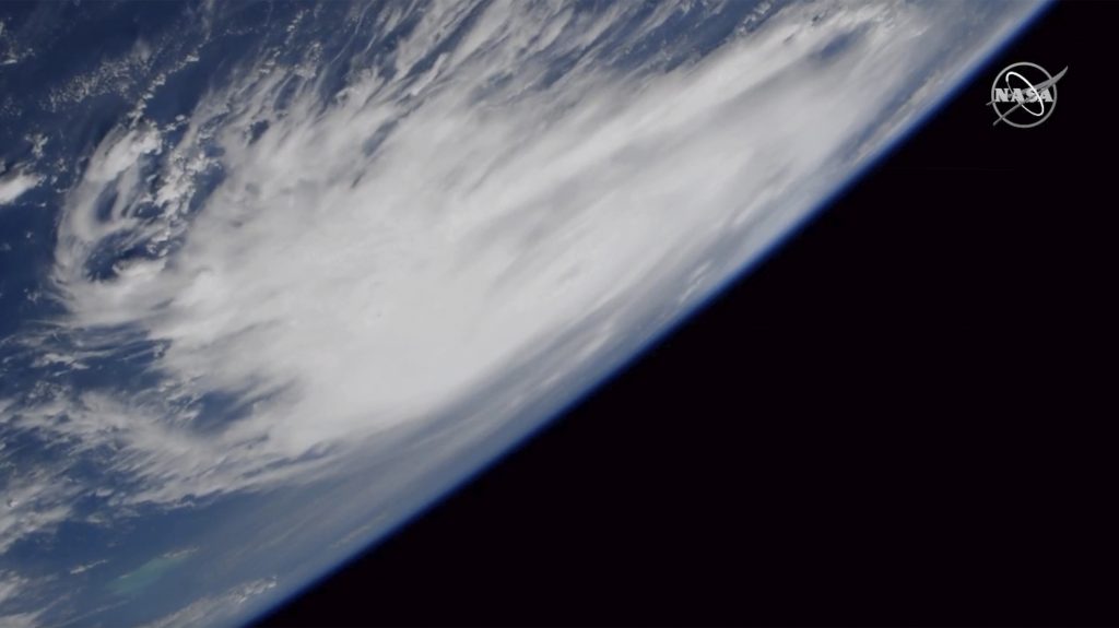 This Friday, Aug. 30, 2019, image provided by NASA shows a view of Hurricane Dorian from the International Space Station as it churned over the Atlantic Ocean. This Friday, Aug. 30, 2019, image provided by NASA shows a view of Hurricane Dorian from the International Space Station as it churned over the Atlantic Ocean. (NASA/AP)