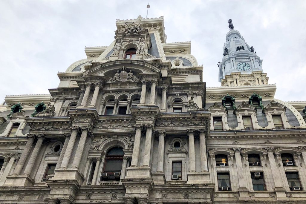 cityhall-grayday-02 The exterior of Philadelphia City Hall