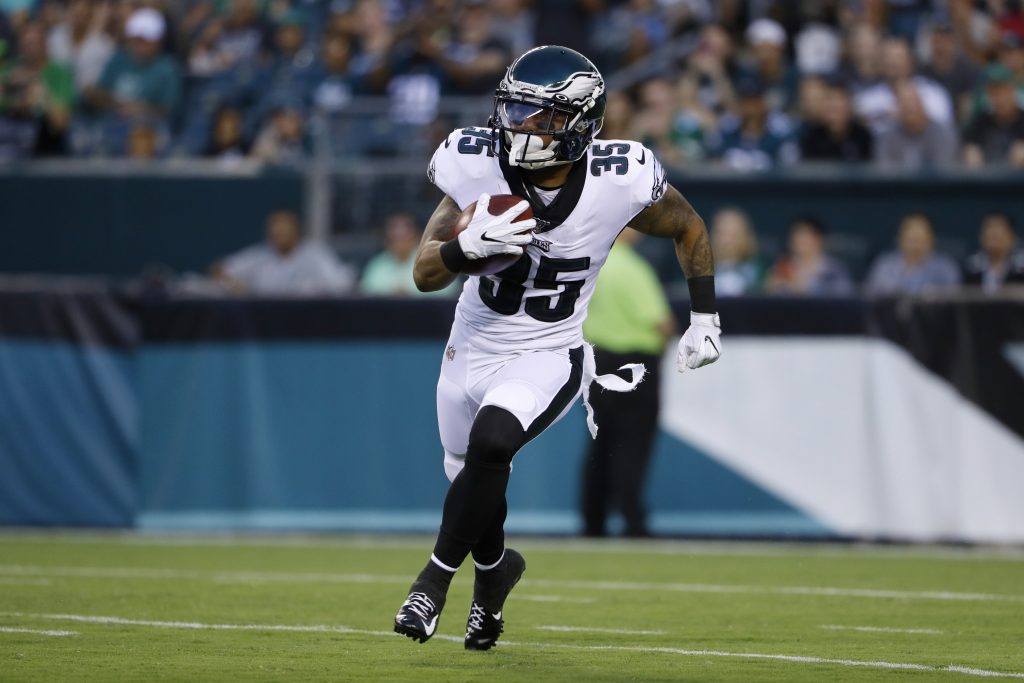 Donnel Pumphrey Philadelphia Eagles' Donnel Pumphrey returns a kickoff during the first half of the team's preseason NFL football game against the Tennessee Titans, Thursday, Aug. 8, 2019, in Philadelphia. (AP Photo/Matt Rourke)