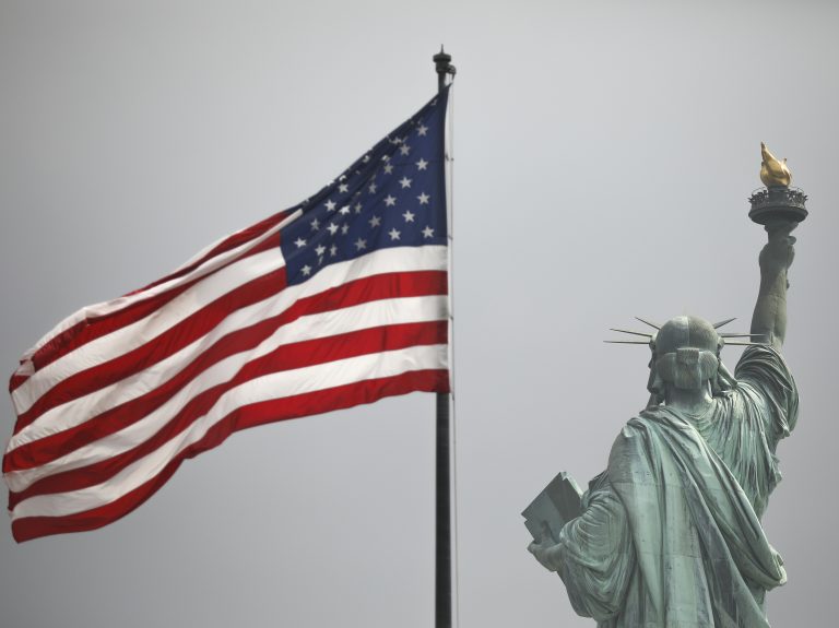 A new Trump administration policy on citizenship for children born abroad may affect only a small fraction of U.S. service members and government employees, but its announcement drew anger. (Drew Angerer/Getty Images)