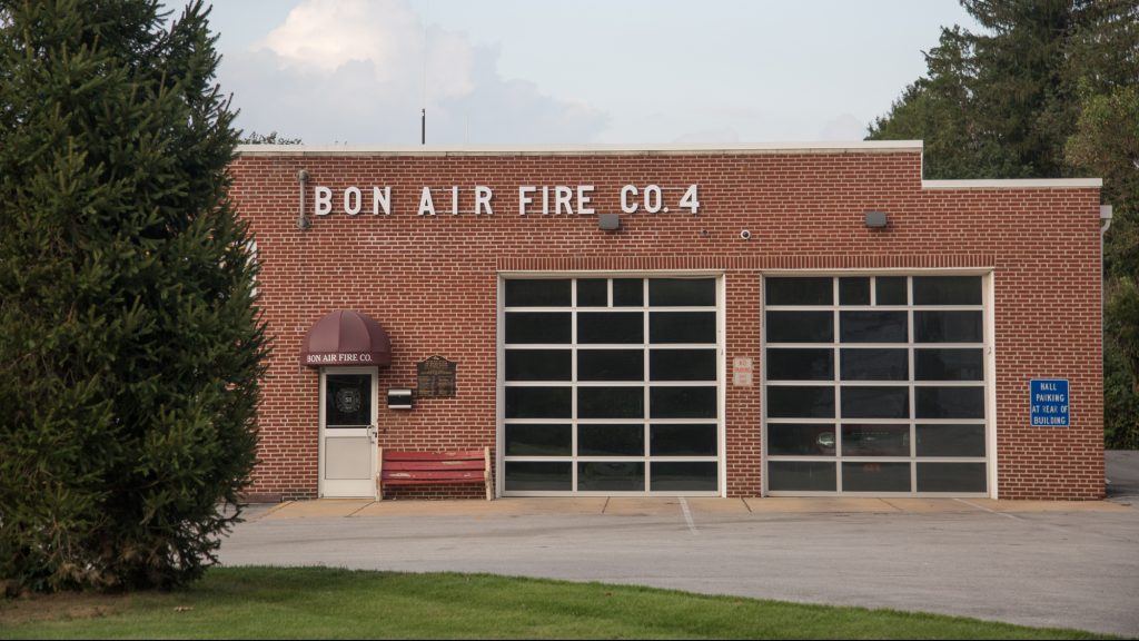 09 09 2019-e cohen – bon air fire company- haverford-3 The Bon Air volunteer firefighting company was temporarily closed by Haverford Township on September 4th after it came to light that a member had sought membership with the Proud Boys. On September 9th, the township announced it would reopen the company. (Emily Cohen for WHYY)