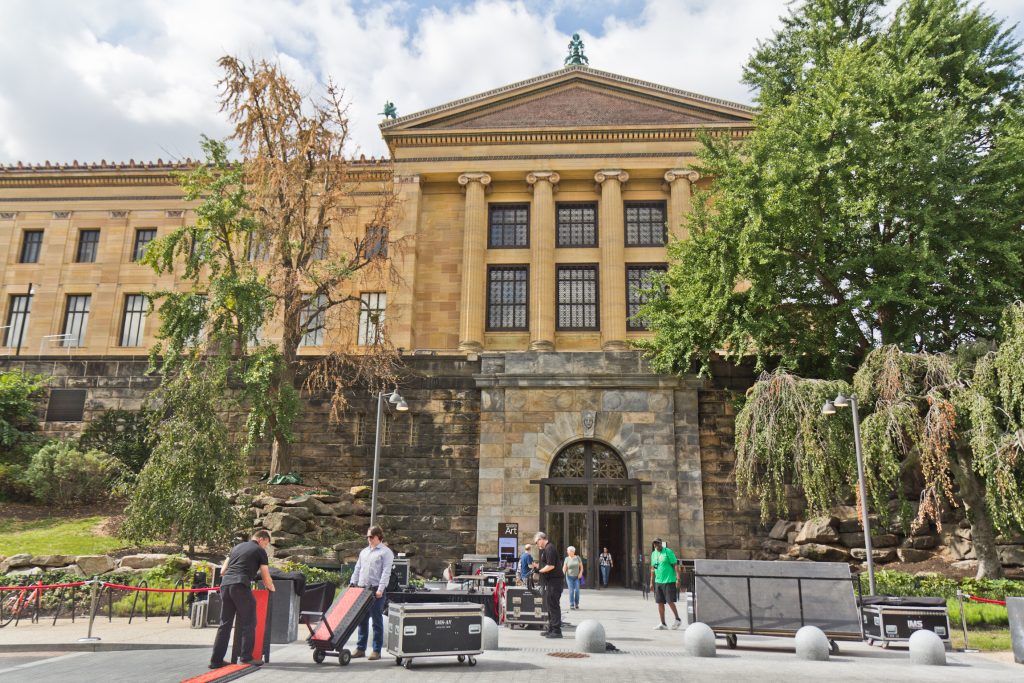 2019 09 18 kpaynter art museum north entrance The north entrance of the Philadelphia Museum of Art reopened Wednesday. (Kimberly Paynter/WHYY)