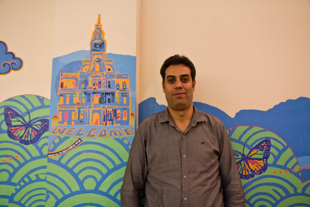 Rezwan Natiq, from Kabul, Afghanistan, is a refugee living in Philadelphia. (Kimberly Paynter/WHYY)