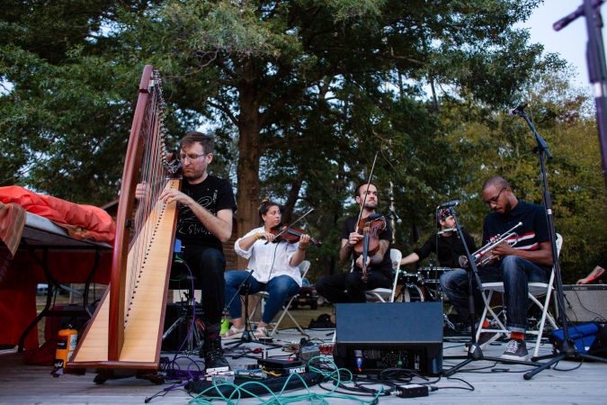Erik Ruin's Ominous Cloud Ensemble performs at 