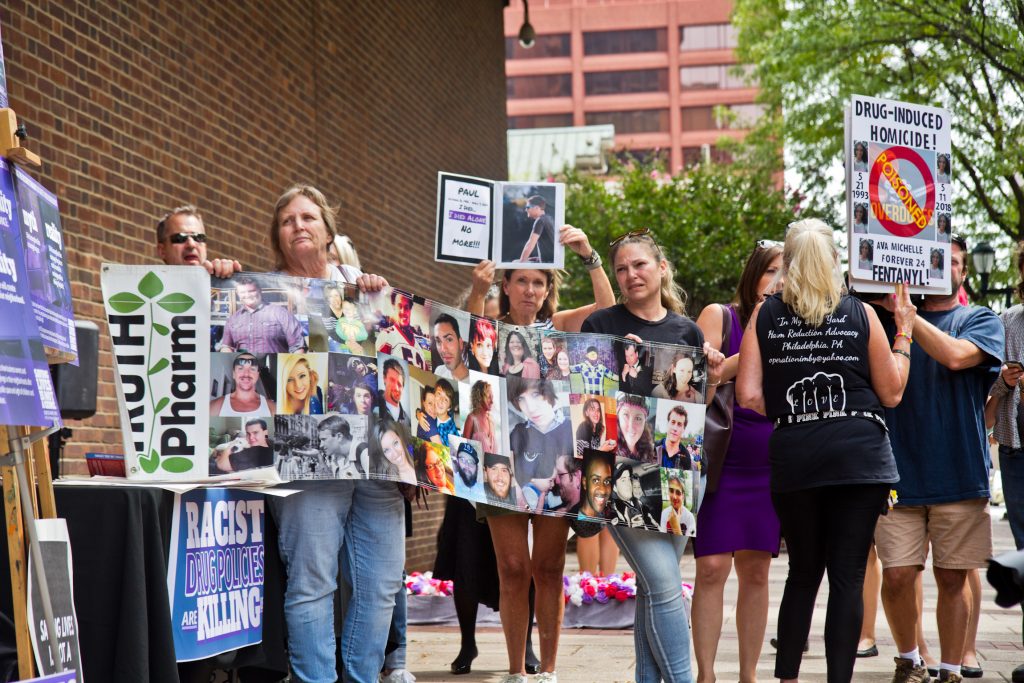 2019 09 5 kpaynter safehouse hearing Supervised injection site supporters in Philadelphia rallied outside a federal hearing Thursday to determine if the proposed Safehouse would violate the federal Controlled Substances Act.
