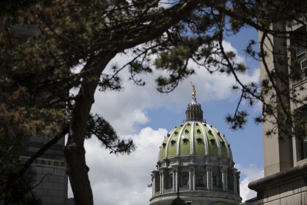 Pennsylvania Capitol Shown is the Pennsylvania Capitol in Harrisburg, Pa., Monday, May 6, 2019. (Matt Rourke/AP Photo)