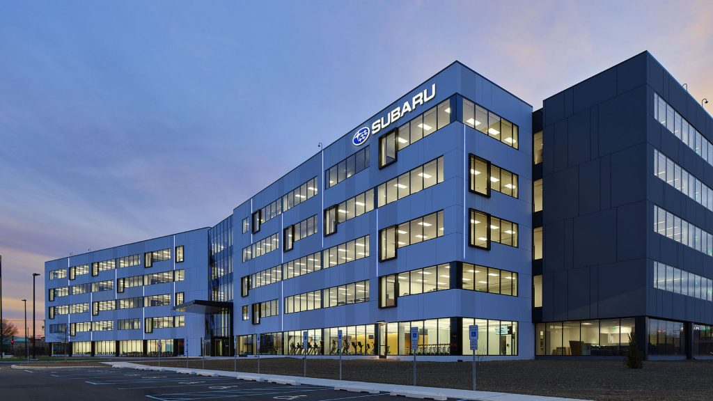 Subaru-HQ New Subaru of America headquarters in Camden (Courtesy Subaru of America)
