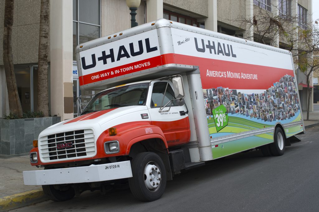 Rental Van U Haul truck
