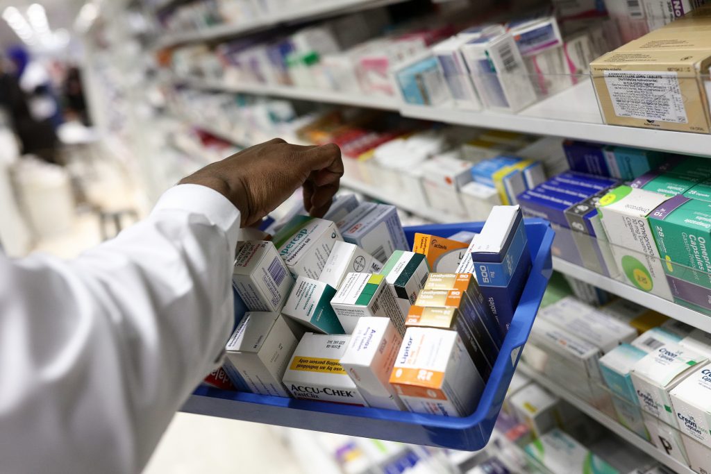 A pharmacist collects packets of boxed medication from the shelves of a pharmacy in London, U.K. A proposal announced by House Speaker Nancy Pelosi Thursday would allow the government to directly negotiate the price of 250 U.S. drugs, using what the drugs cost in Australia, Canada, France, Germany, Japan, and the United Kingdom as a baseline. A pharmacist collects packets of boxed medication from the shelves of a pharmacy in London, U.K. A proposal announced by House Speaker Nancy Pelosi Thursday would allow the government to directly negotiate the price of 250 U.S. drugs, using what the drugs cost in Australia, Canada, France, Germany, Japan, and the United Kingdom as a baseline. (Bloomberg via Getty Images)