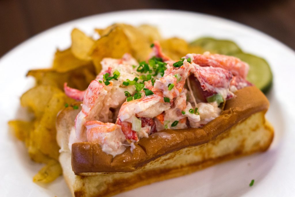 SONY DSC Lobster roll at Oyster House. (Danya Henninger/Billy Penn)