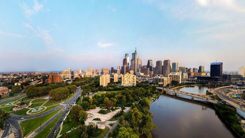 Anafi 1.0.1 Philly from above the Schuylkill, looking southeast MARK HENNINGER