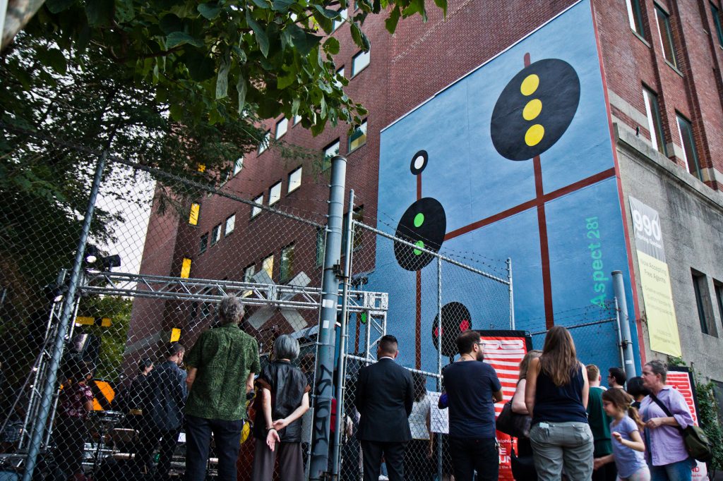 2019 10 03 k paynter site sound revealing the railpark-2 Aspect 281 at 990 Spring Garden Street is part of Site/Sound: Revealing the Rail Park, a public art festival. (Kimberly Paynter/WHYY)