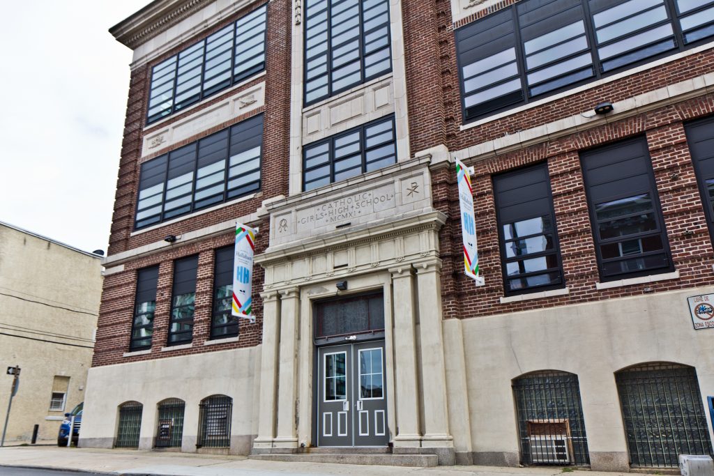 2019 10 11 k paynter schools_-3 The exterior of John W. Hallahan Catholic Girls’ High School