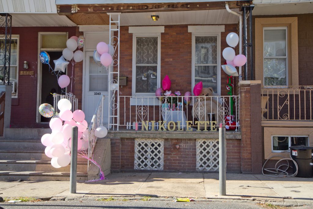 2019 10 21 k paynter living room killing A 2 year-old was killed on Water Street in Kensington when a gunman shot through the front windows into her family’s living room (Kimberly Paynter/WHYY)