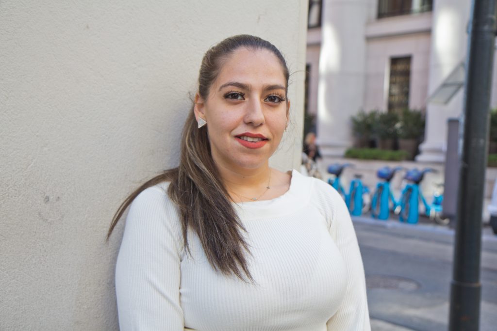 2019 10 23 k paynter amal ibrahim Amal Ibrahim, a bartender, has joined a class action law suit alleging brothers Imad Dawara and Bahaa Dawara defrauded employees out of hundreds of thousands of dollars in wages. The brothers have been charged with arson in connection with the 2018 fire that burned the 200 block of Chestnut Street. (Kimberly Paynter/WHYY)