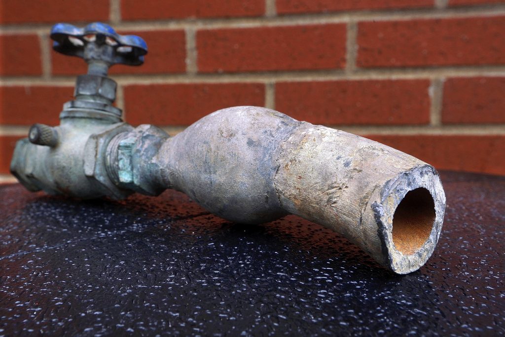 Tainted at the Tap Lead Standard lead pipe