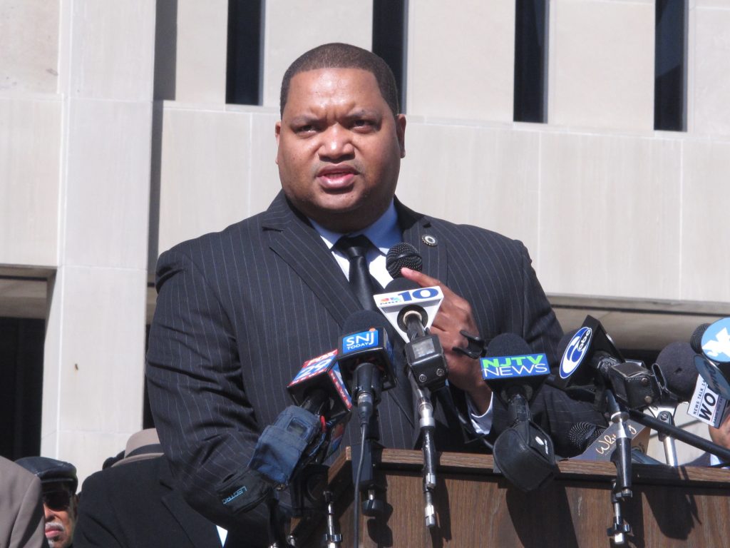 Marty Small Marty Small was sworn in as Atlantic City's new mayor. He is pictured here in a July 28, 2016, file photo. (Wayne Parry/AP Photo)