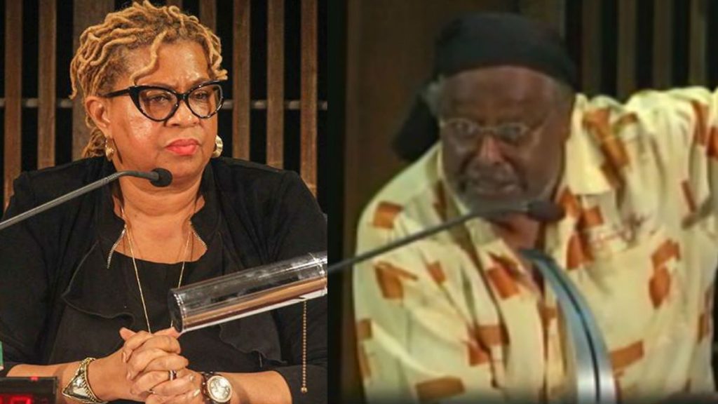 Shabazz-Wilson Hanifa Shabazz, (left), violated Dion Wilson’s legal right to address City Council, the Attorney General’s Office ruled. (City of Wilmington)