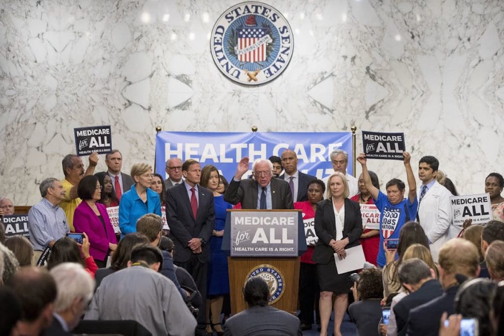 file-20191001-173375-kx5th2 Several Democrats running for president in 2020 support some version of Medicare for all. (Andrew Harnik/AP Photo)