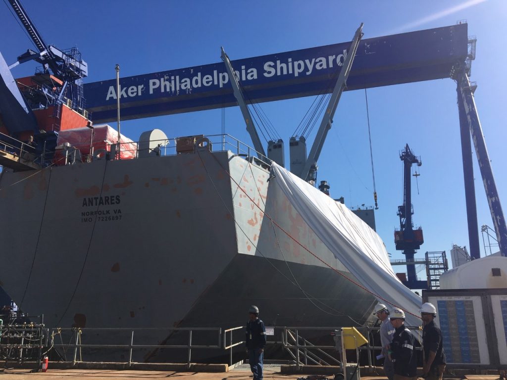 philly yard antares repair (Catalina Jaramillo/WHYY)