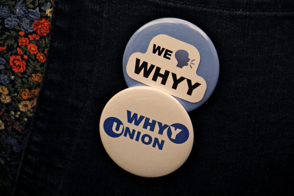 union buttons (Emma Lee/WHYY)