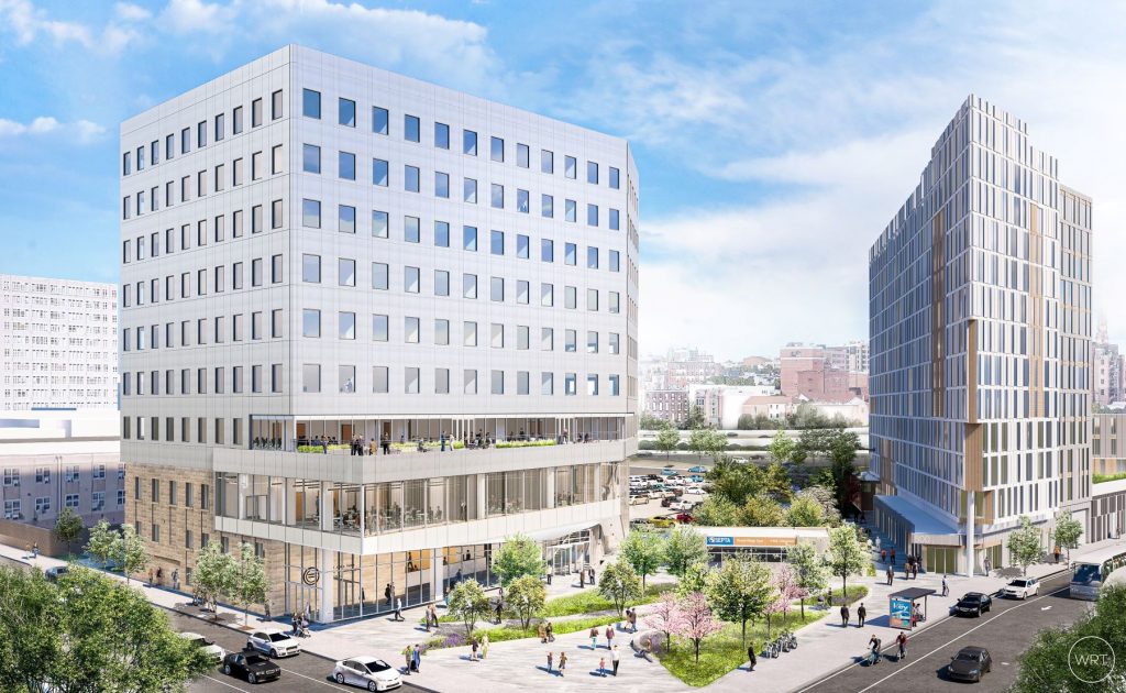 2019-08-29-EJC-Rendering Rendering of the Equal Justice Center near 8th and Vine streets. (Courtesy of Pennrose)