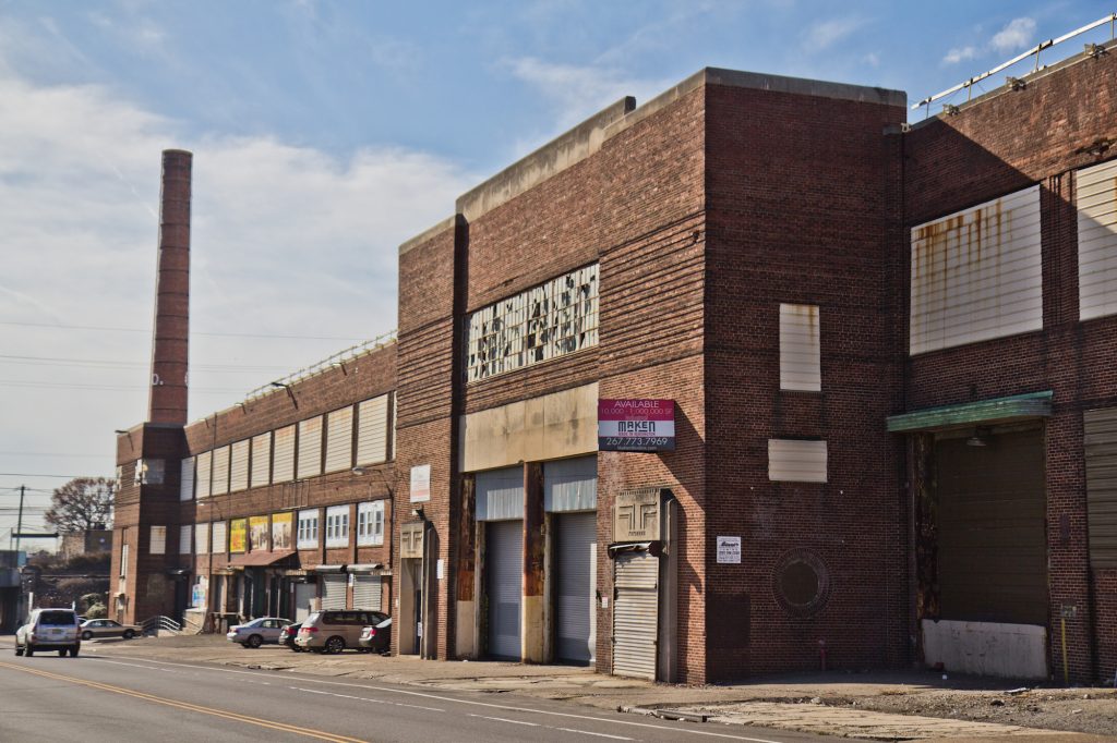2019 11 14 k paynter maken 956-2 956 Erie Avenue is a 19-acre property that’s being developed into a industrial space by Maken Studios. (Kimberly Paynter/WHYY)