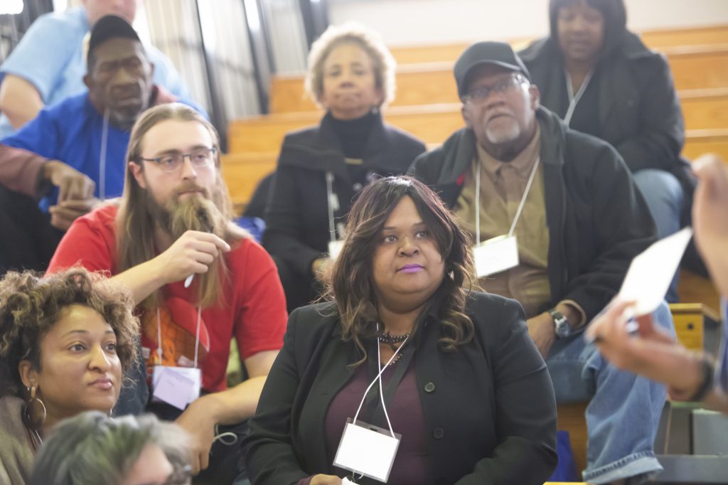 Census 2020-5 An Action Leaders Summit in South Philly focused on how to promote and provide information about the 2020 Census in at-risk neighborhoods and communities. (Jonathan Wilson for WHYY)
