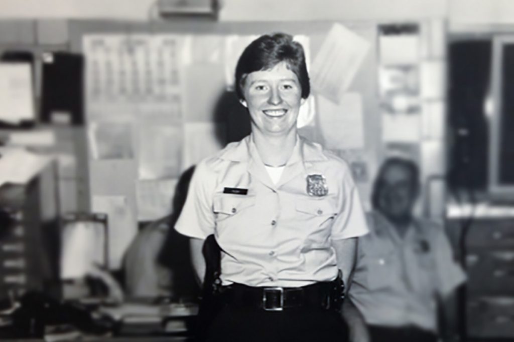 Maureen Rush 1200 1976 Philadelphia police officer Maureen Rush in 1976 at the 3rd District in South Philadelphia, when she completed police academy training. She then received her permanent assignment to the 25th District in North Philadelphia. (Image courtesy of Rush)